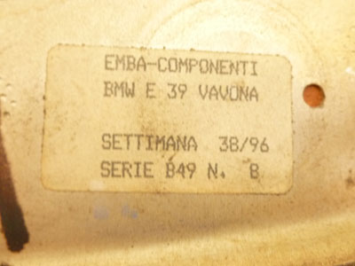 1997 BMW 528i E39 - Wood Trim, Wooden Strip, Instrument Panel Right, Vavona 81597464